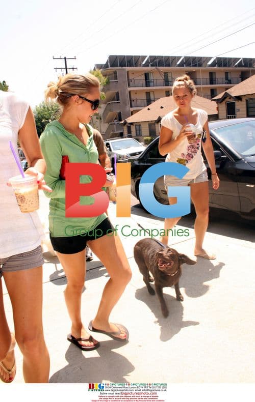 Hayden Panettiere Out With Dog in LA