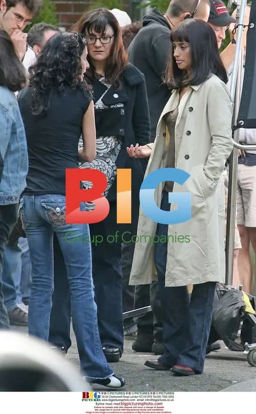 Penelope Cruz on "Elegy" set in Vancouver