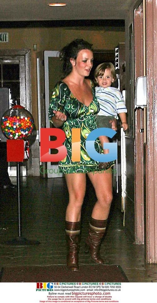 Britney Spears takes sons to restaurant