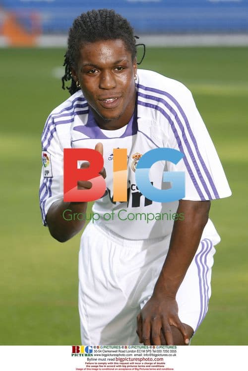 New Real Madrid player Royston Drenthe presented