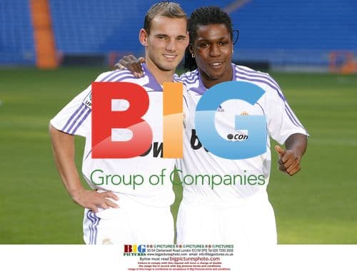 Royston Drenthe and Wesley Sneijder Presented as Real Madrid Players