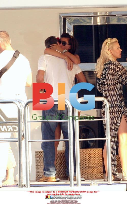 George Clooney on Yacht with Mystery Woman