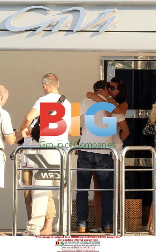 George Clooney on Yacht with Woman
