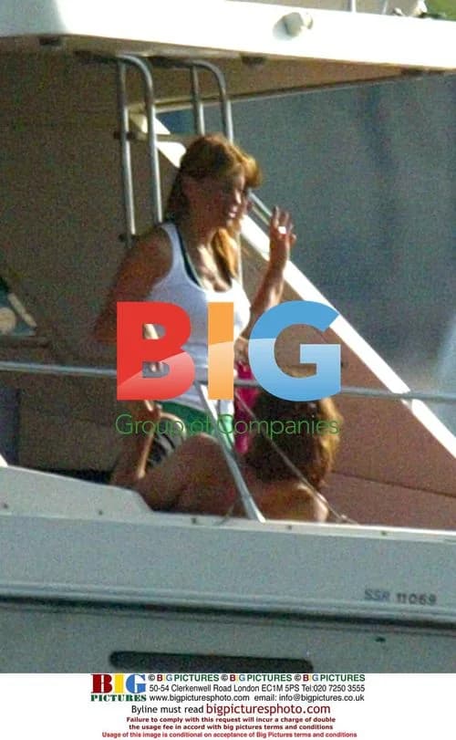 Liam Gallagher and Nicole Appleton on holiday in Saint-Tropez