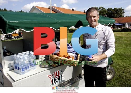 Jesper Parnevik at Celebrity Golf Match