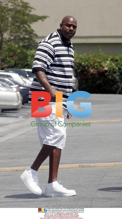 Magic Johnson Out in LA