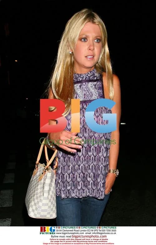 Tara Reid out with friends at Nobu in London