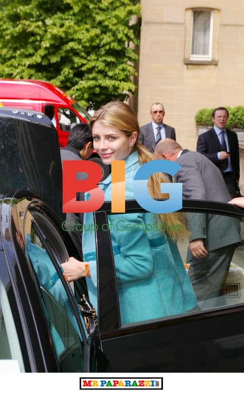 Mischa Barton and Pierce Brosnan in London