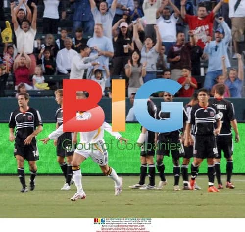 David Beckham Celebrates First Galaxy Goal