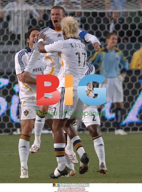 David Beckham Scores First Goal with Galaxy