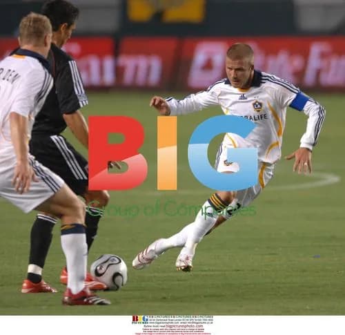 David Beckham Scores First Goal with LA Galaxy