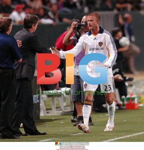 David Beckham Leaves Soccer Game