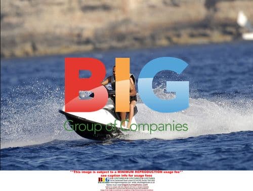 Lewis Hamilton on Water Skiing Outing