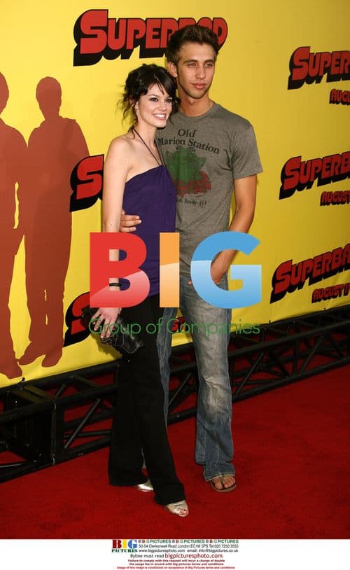 Rachel Melvin and Blake Berris at 'Superbad' Premiere