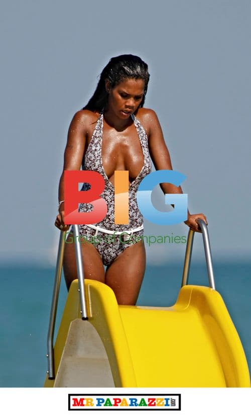 Charley Uchea Sisters Slide and Dive off Pedalo