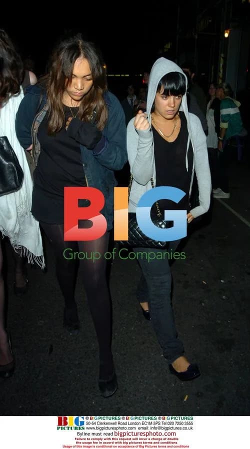Lily Allen leaves Punk club in Soho