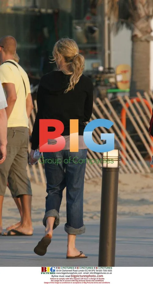 Charlize Theron and Jason Bateman filming "Hancock"