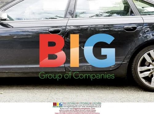 Hugh Grant's Damaged Car