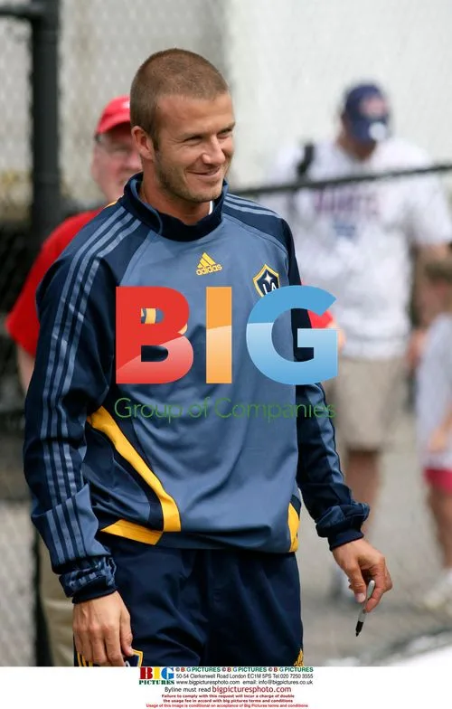 David Beckham at Youth Soccer Clinic