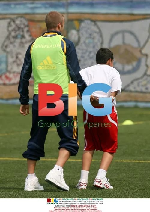 David Beckham at Youth Soccer Clinic