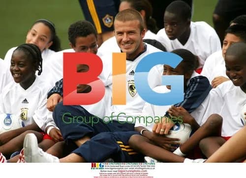 David Beckham at Youth Soccer Clinic
