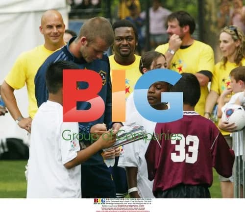 David Beckham at Youth Soccer Clinic