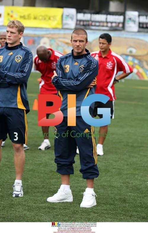 David Beckham Coaches Harlem Youth Soccer Team