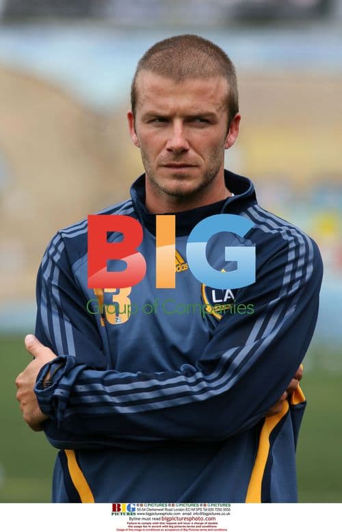 David Beckham Coaches Harlem Soccer Clinic