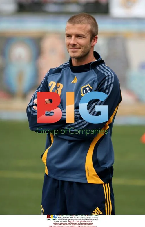 David Beckham Coaches Harlem Soccer Clinic