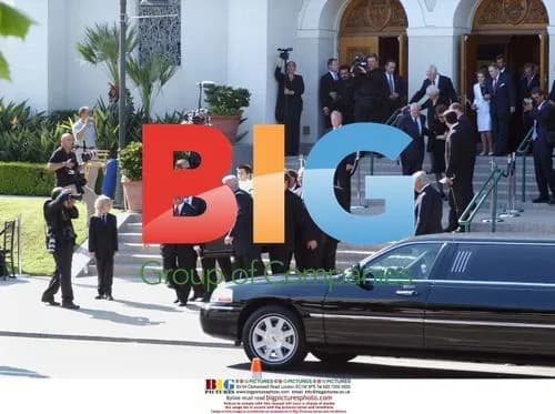 Merv Griffin's Funeral in Beverly Hills