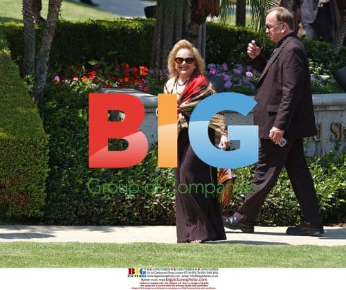 Merv Griffin's Funeral at Good Shephard Church