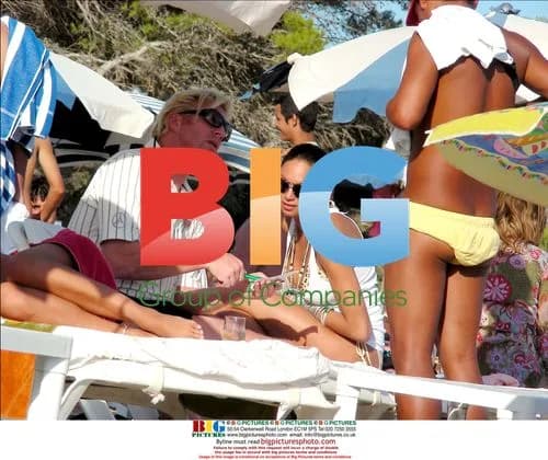 Boris Becker and Girlfriend in Ibiza