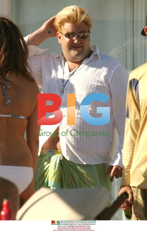 Jason Davis at Paris Hilton's beach party