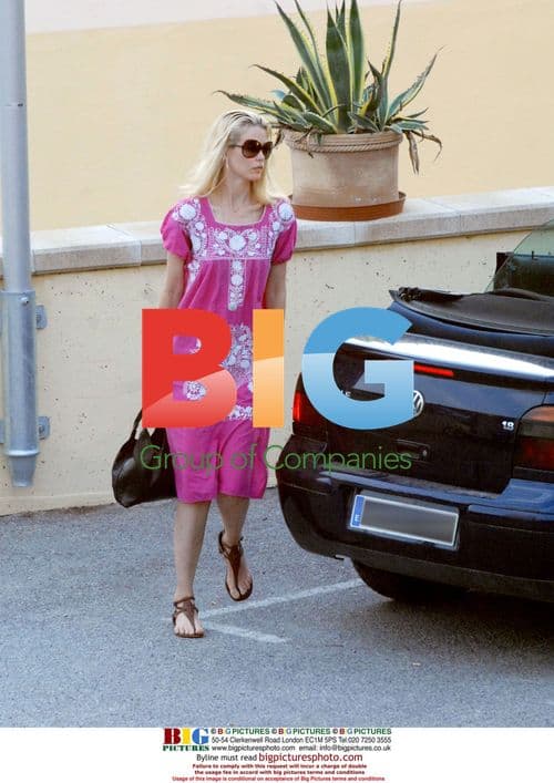 Claudia Schiffer grieving with family in Mallorca