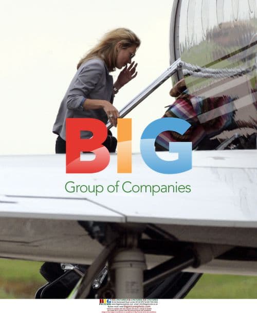 Kate Moss and Daughter Lila Grace Board Private Jet