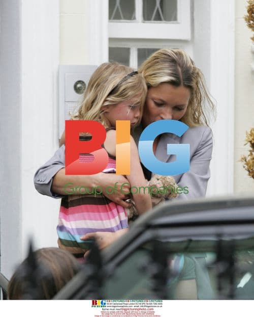 Kate Moss and daughter Lila Grace in London