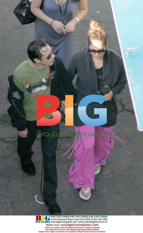 Jennifer Lopez & Mark Anthony on "Do It Well" Music Video Set