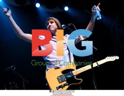 Danny from McFly at V Festival