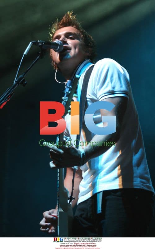 Mcfly on stage at V Festival