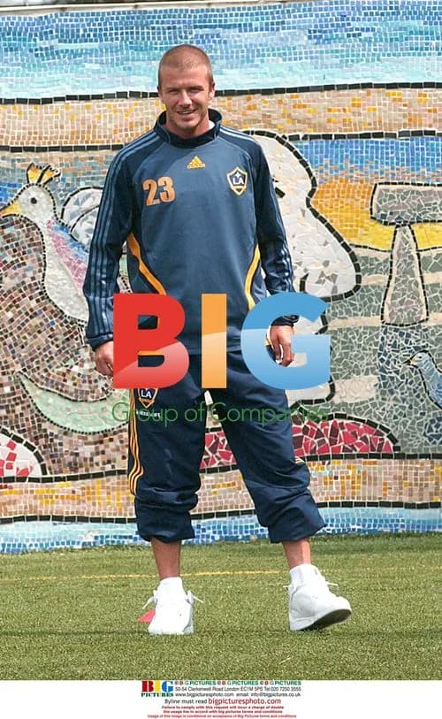 David Beckham at Youth Soccer Clinic
