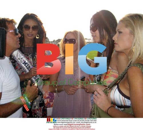 Celebrities at Mercedes-Benz Challenge Cup