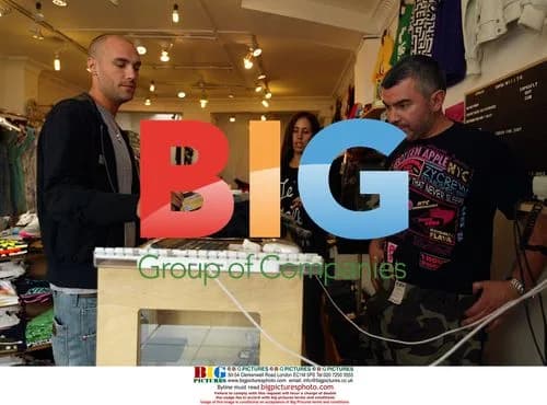 Calum Best out shopping