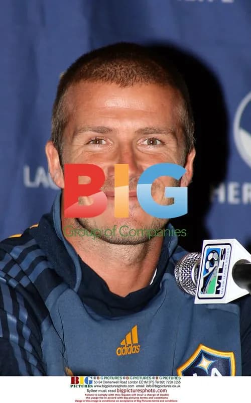 David Beckham at LA Galaxy Press Conference