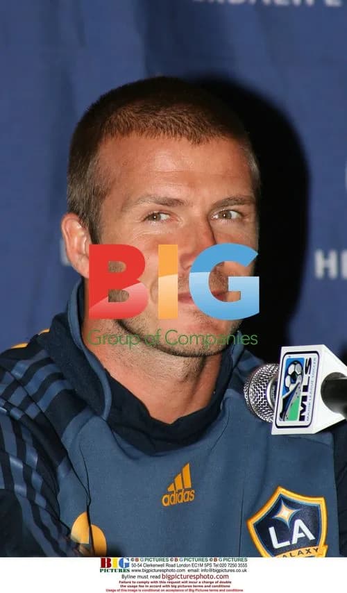 David Beckham at LA Galaxy Press Conference