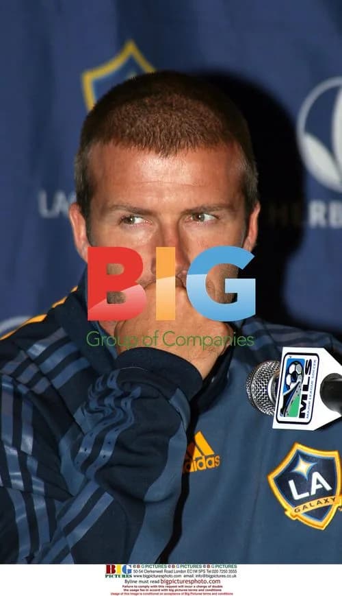 David Beckham at Galaxy Press Conference