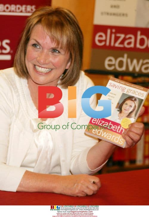 Elizabeth Edwards promotes 'Saving Graces' book