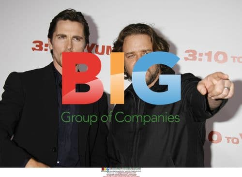 Bale and Crowe at "3:10 to Yuma" Premiere