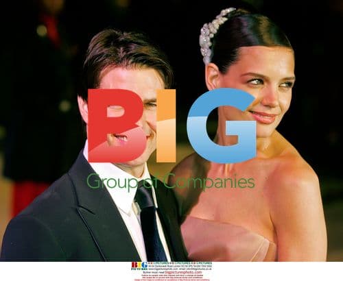 Tom Cruise and Katie Holmes at Vanity Fair Oscar Party