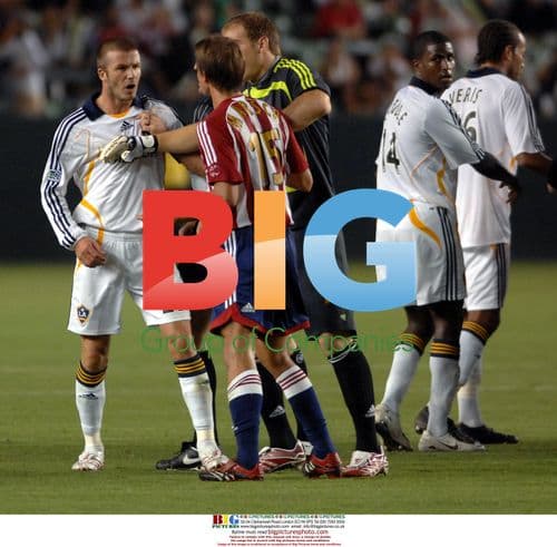 Beckham Confronted by Chivas USA Player