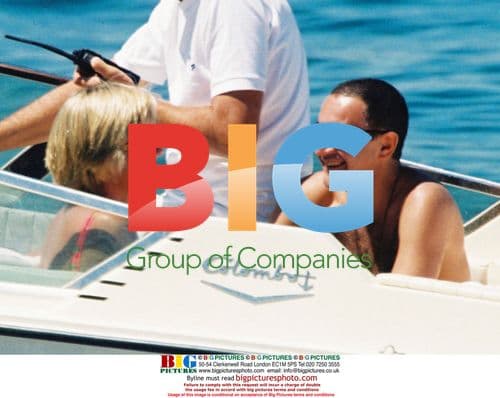 Diana and Dodi in Saint Tropez